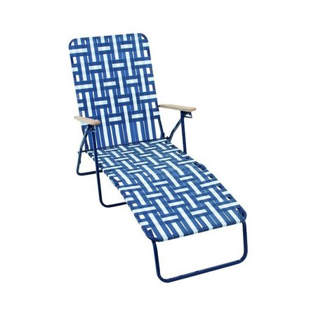RIO BRANDS Fold Chaise Lounge Stl BY405-0154PK2